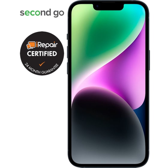 Μεταχειρισμένο Apple iPhone 14 128GB Midnight second go Certified by iRepair image 1
