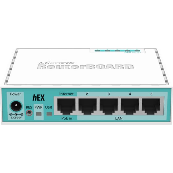 Mikrotik Hex (rb750gr3) Router Με 5 Θύρες Gigabit Ethernet image 0