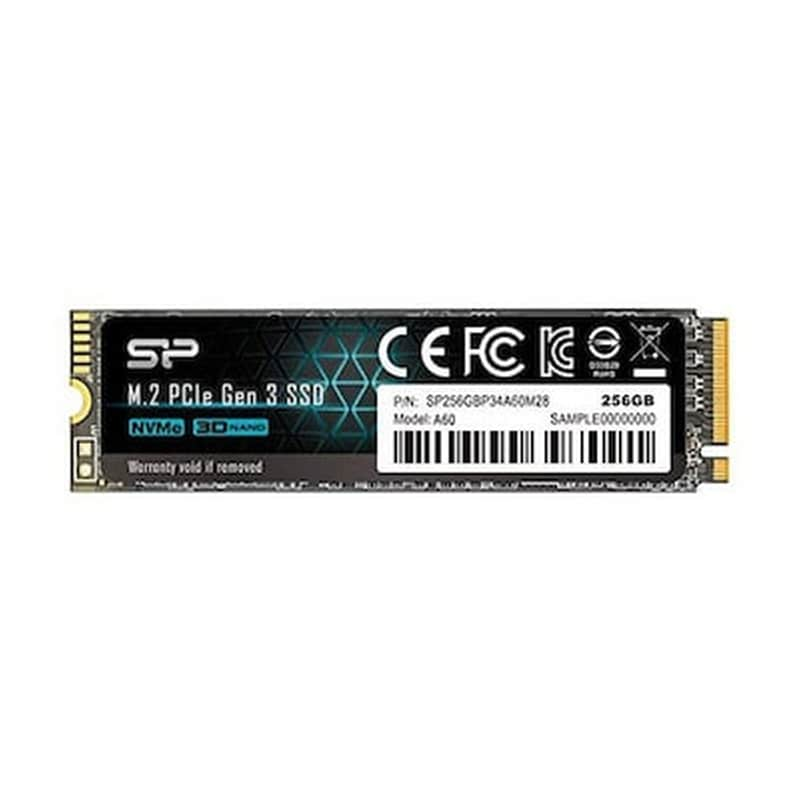 SILICON POWER Εσωτερικός SSD Silicon Power P34A60 NVMe M.2 256GB PCI Express 3.0