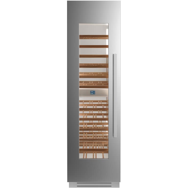 BERTAZZONI WC605BLX2T για 80 Μπουκάλια Inox Εντοιχιζόμενος Συντηρητής Κρασιών
