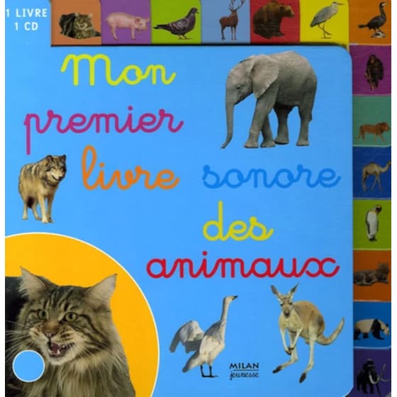 Mon Premier Livre Sonore Des Animaux (1CD Audio) image 0
