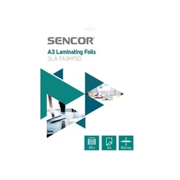 Sencor φύλλα πλαστικοποίησης A3 75mic 25 φύλλα