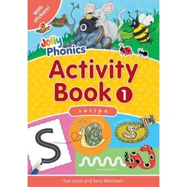 Jolly Phonics Activity Book 1 s,a,t,i,p,n