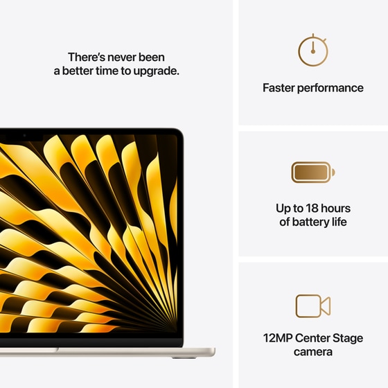 Apple MacBook Air with M4 Chip 13.6"QHD (Apple M4/16GB/256GB SSD/MacOS) Starlight image 8