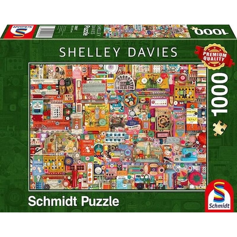 SCHMIDT SPIELE Schmidt Spiele 59697 Shelley Davies: vintage Handmade Items 1000 Pcs