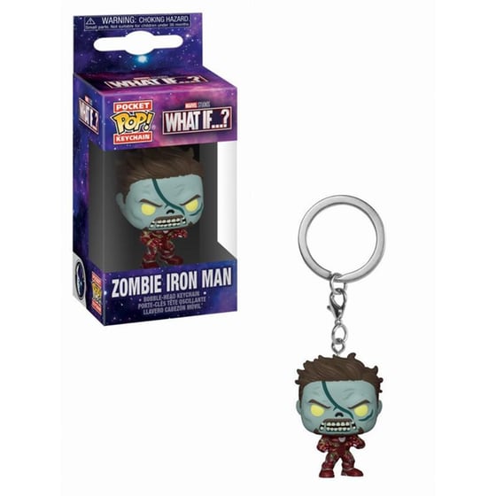 Funko Pocket Pop! Keychain Marvel: What If - Zombie Iron Man Figure image 0