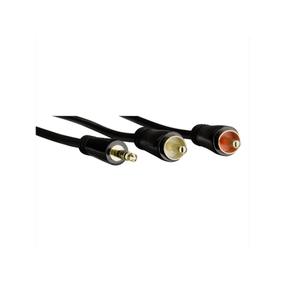 Καλώδιο Ήχου Hama 123242 RCA male σε 3.5mm Jack male - 1.5m image 0