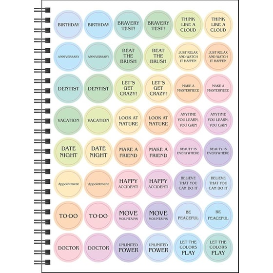 Ημερολόγιο Εβδομαδιαίο 2025 Bob Ross Planner 12M image 1