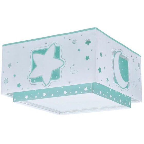 Παιδικό Φωτιστικό Οροφής Ango Moonlight Green Πλαφονιέρα 63236H - Πράσινο image 1