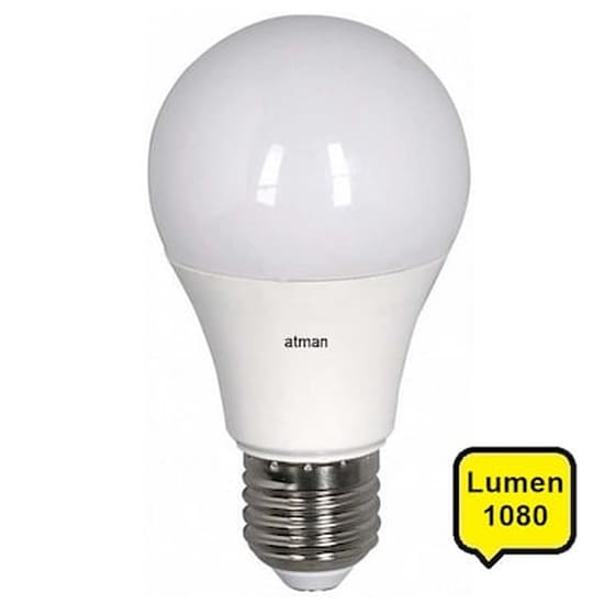 Λάμπα Led E27 12w 1080 Lumen Φώς Θερμό image 0