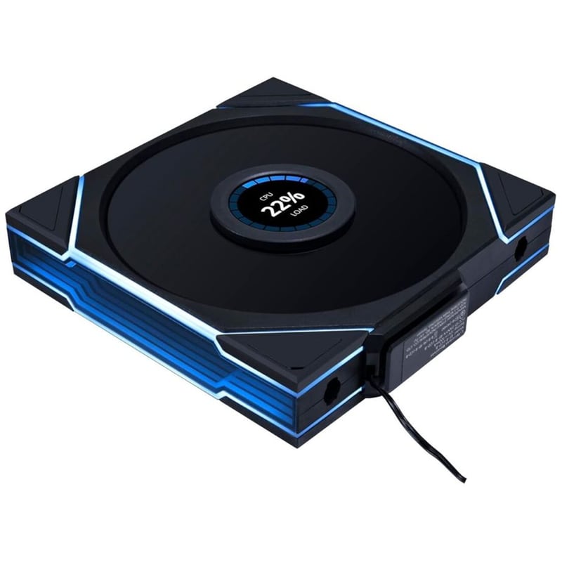 Case Fan Lian Li UNI FAN TL Wireless LCD 140 Reverse Blade με ARGB Φωτισμό