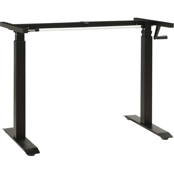 Γραφείο VidaXL από Μασίφ Ξύλο Δρυός 120x60 cm - Μαύρο και Φυσικό image 1