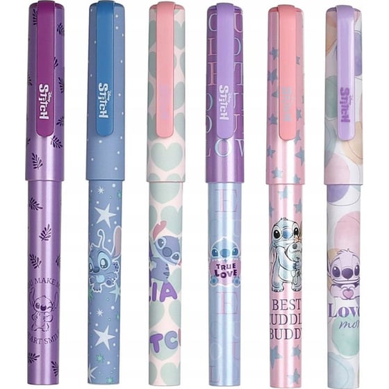 Στυλό Gel με Καπάκι Disney Stitch 0.7mm Μπλε - Τυχαία Επιλογή Σχεδίου image 0