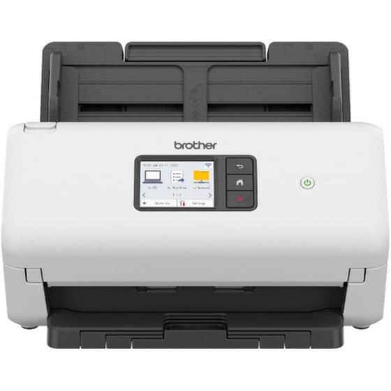 Brother ADS-4500W Σαρωτής εγγράφων A4 Sheetfed Optical 600 DPI με WiFi και Ethernet - Λευκό image 0