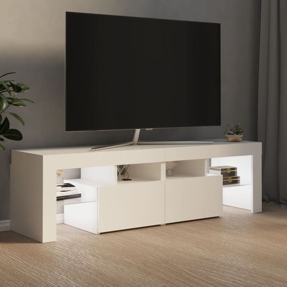 Έπιπλο Τηλεόρασης VidaXL Επεξεργασμένο Ξύλο 140x35x40cm - Λευκό image 2