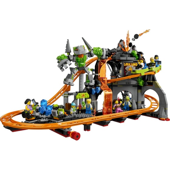LEGO® City Λούνα Παρκ Lava Land με Ρόλερ Κόστερ (60501) image 5