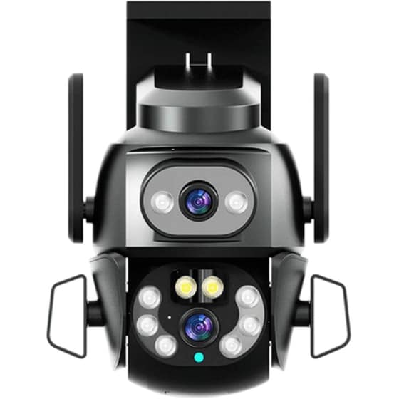 Ασύρματη IP Camera Andowl Q-S800 Dome 4K Αδιάβροχη Εξωτερική με WiFi & Αμφίδρομη Επικοινωνία Μαύρο image 0
