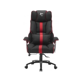 Καρέκλα Gaming White Shark Lemans από Ύφασμα - Μαύρη/Κόκκινη
