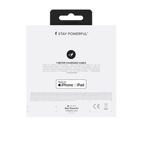 Καλώδιο δεδομένων Mophie USB to Lightning 3m - White image 5
