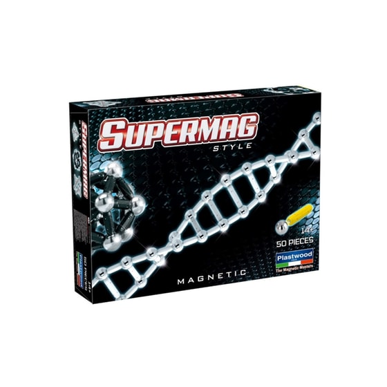 Μαγνητικές Κατασκευές Supermag Style 50 κομμάτια image 0