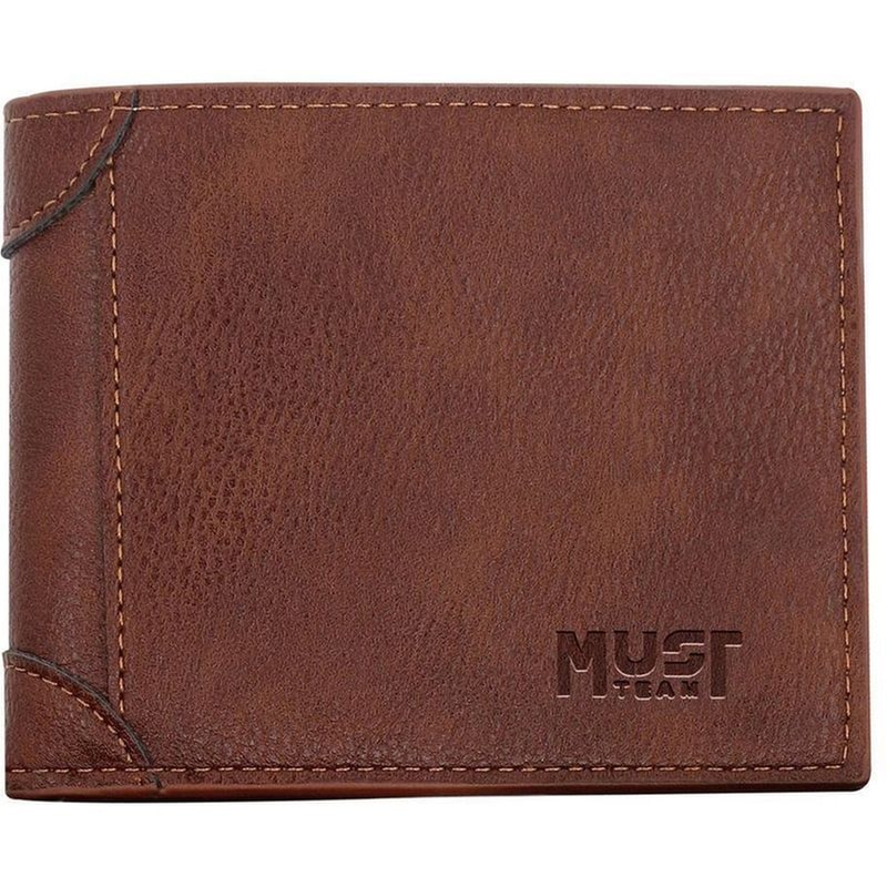 MUST Πορτοφόλι Ανδρικό Must Team Καφέ