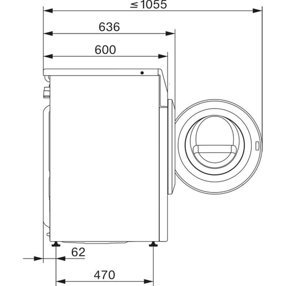 MIELE WEG895 WCSTwinDos® 9kg 1.400 Στροφές Λευκό με Wi-Fi  Πλυντήριο Ρούχων image 8
