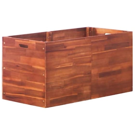 Vidaxl Ζαρντινιέρα Υπερυψωμένη 100 X 50 X 50 Εκ. Από Ξύλο Ακακίας image 0