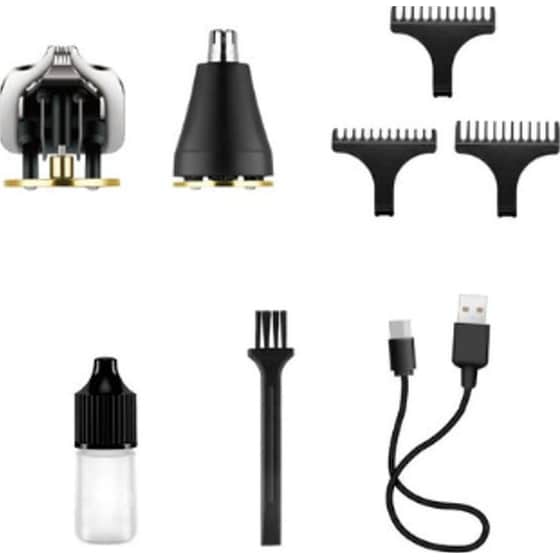 Κουρευτική Μηχανή ΚΕΜΕΙ KM-1894 Μαύρο image 2