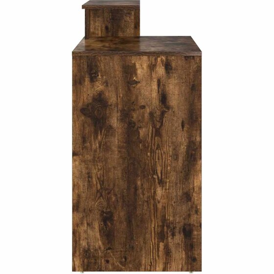 Γραφείο VidaXL από Επεξεργασμένο Ξύλο 120,5x44x88,5 cm - Καπνιστή Δρυς image 4