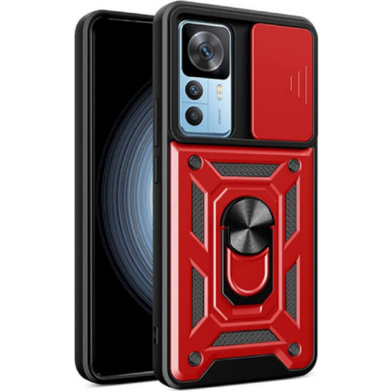 Θήκη Xiaomi 12T/12T Pro - Bodycell Armor Slide - Κόκκινο