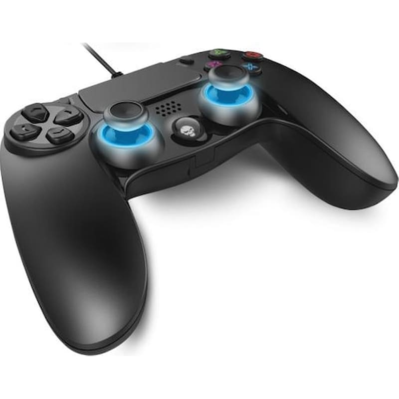 SOG Spirit Of Gamer Manette Pro Gaming Gamepad Ασύρματο για PS4 με Δόνηση Φωτισμό Μαύρο