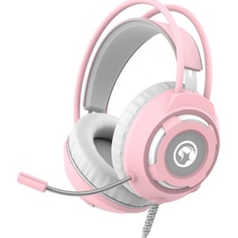 Marvo HG8936 Gaming Ενσύρματα Ακουστικά 3.5mm/USB με LED Φωτισμό - Ροζ