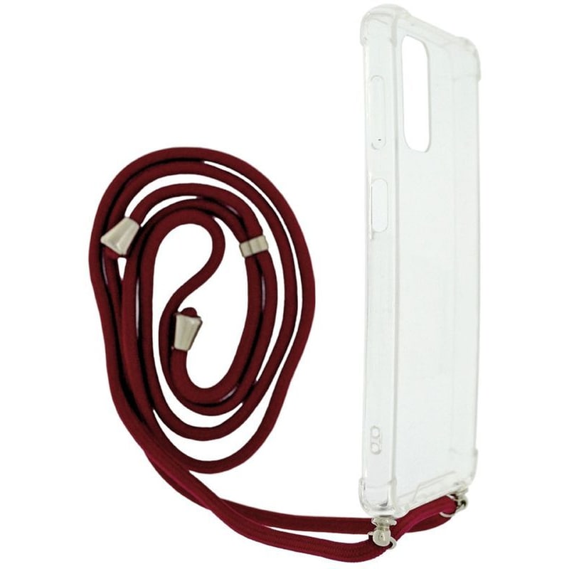 ANCUS Θήκη Samsung Galaxy A13/Galaxy A32/Galaxy M32 5G - Ancus Crossbody με Κορδόνι - Transparent