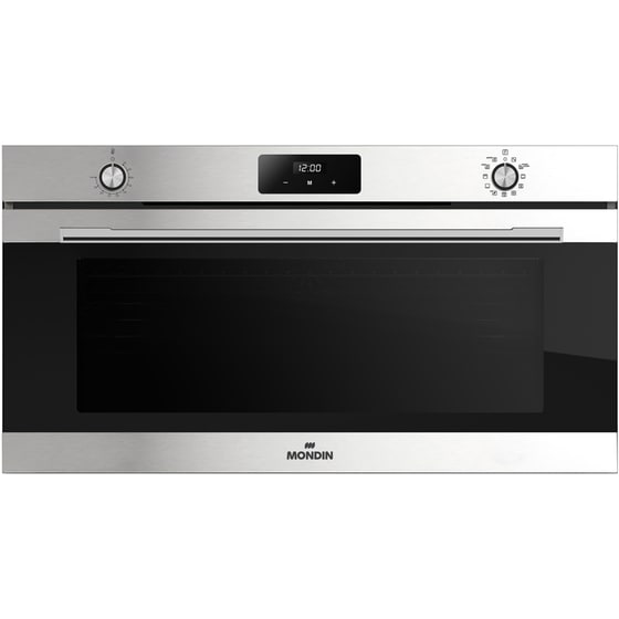 MONDIN FM98XF11DX 103 Lt Ασημί Εντοιχιζόμενος Φούρνος Άνω Πάγκου image 0