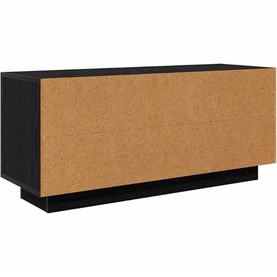 Έπιπλο Τηλεόρασης VidaXL 102 x 35 x 45 cm - Μαύρη Οξιά image 7