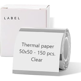 Κασέτα Ετικετογράφου NIIMBOT 50x50mm 150 Ετικέτες - Διάφανο