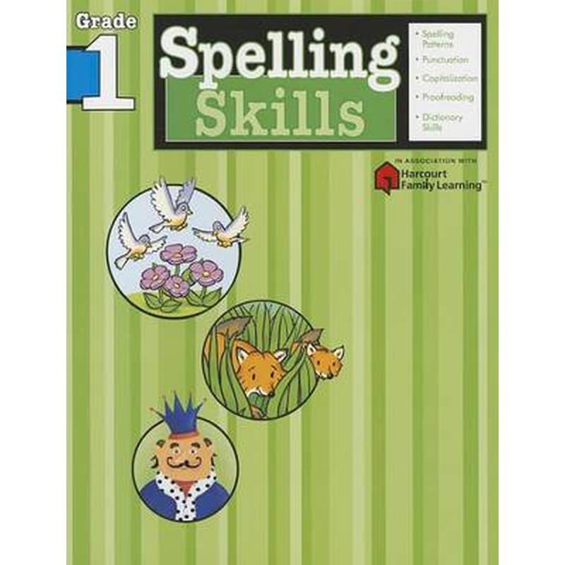 Spelling Skills: Grade 1 (Flash Kids Harcourt Family Learning)