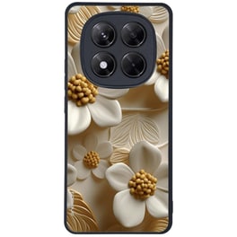 Θήκη Xiaomi Redmi Note 14 Pro 5G/Poco X7 - Sonique 3D Flower Series - Λευκό