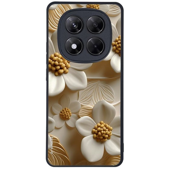 Θήκη Xiaomi Redmi Note 14 Pro 5G/Poco X7 - Sonique 3D Flower Series - Λευκό image 0