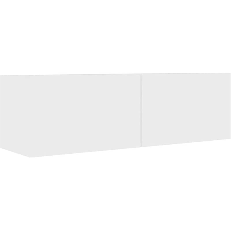 Έπιπλο Τηλεόρασης VidaXL από Μοριοσανίδα 100x30x30cm - Λευκό