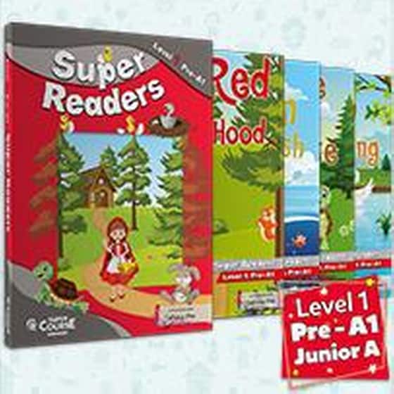 Super Readers 1 Pack Junior A (Golden Fish,Little red riding hood,The Hare and the Tortoise,The Ugly duckling) image 0
