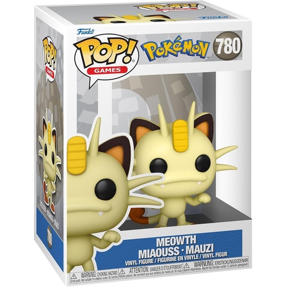 Funko Pop! Games - Pokemon - Meowth #780 image 1