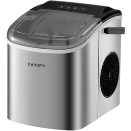 Παγομηχανή EUHOMY IM001-BSI 173 W Ασημί