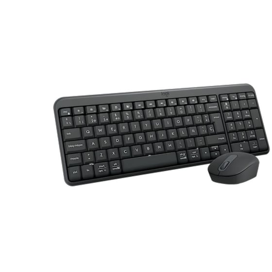 Logitech MK250 Ασύρματο Bluetooth Μηχανικό Πληκτρολόγιο Μαύρο (US) image 1