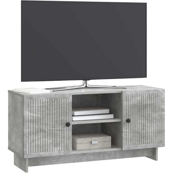 Έπιπλο Τηλεόρασης VidaXL 102x34.5x50 cm - Γκρι Σκυροδέματος image 2