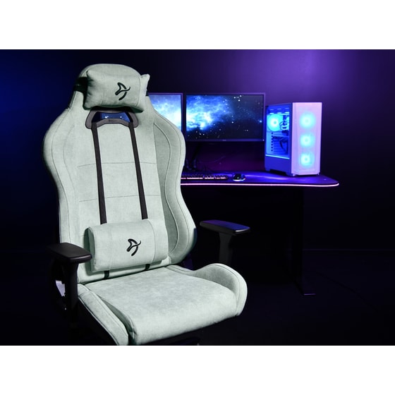 Gaming Καρέκλα Arozzi Torretta Υφασμάτινη Ανοιχτό Πράσινο image 2