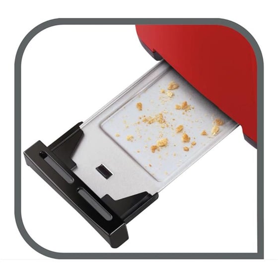 Tefal Διπλή Φρυγανιέρα Τοστιέρα Με Ισχύ 800w Με Δίσκο Συλλογής Υπολειμμάτων, Tt1a2510 image 3