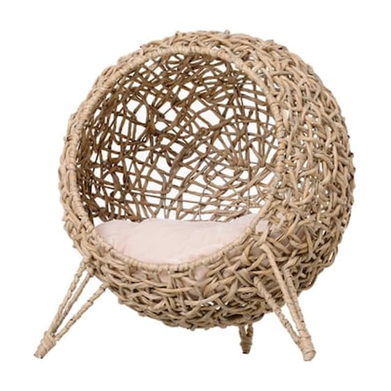 Υπερυψωμένο Πλεκτό Κρεβάτι Γάτας 52 X 58 Cm Pawhut D30-245nd image 0