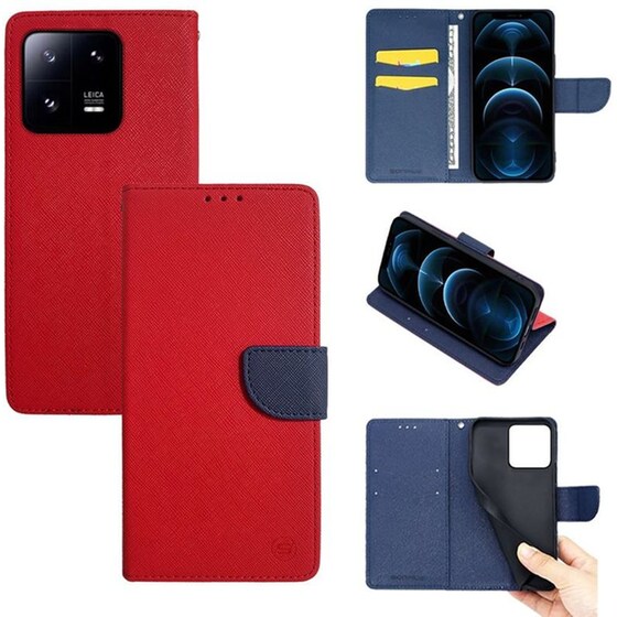 Θήκη Xiaomi Xiaomi 13 - Sonique Trend Wallet - Κόκκινο image 0