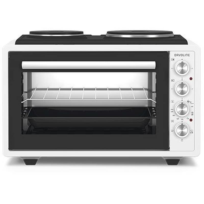 DAVOLINE DAVOLINE URBAN CHEF 3702 W 37 Lt Λευκό Ηλεκτρικό Κουζινάκι